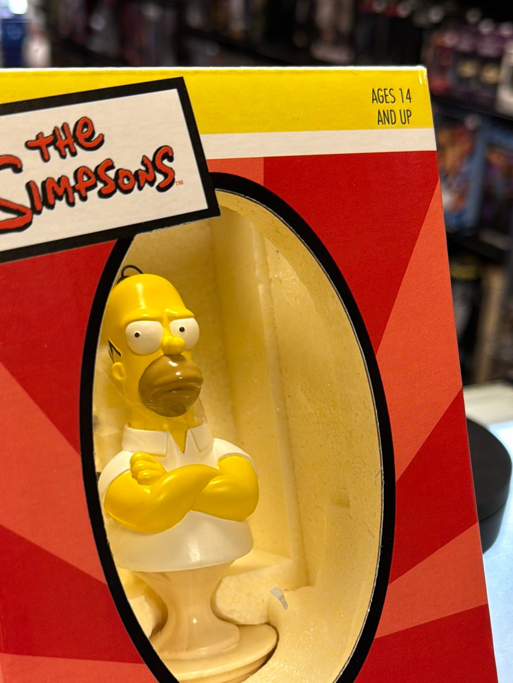 Homer Simpson Polystone Bust (Vintage Sideshow, The Simpson) NEW OPEN BOX product image 12, provided for visual reference