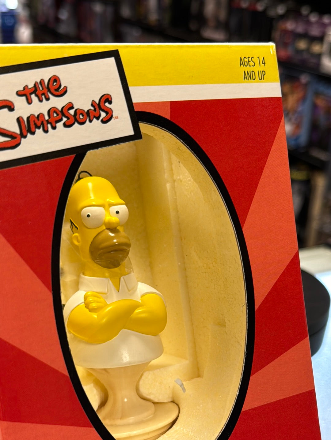 Homer Simpson Polystone Bust (Vintage Sideshow, The Simpson) NEW OPEN BOX product image 12, provided for visual reference