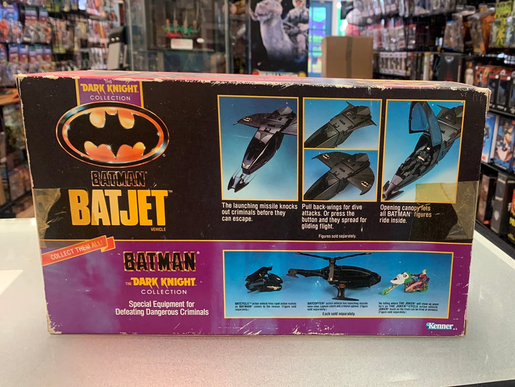 Batman Batjet with Blast off Missile (Batman Dark Knight, Vintage Kenner product image 4, provided for visual reference and