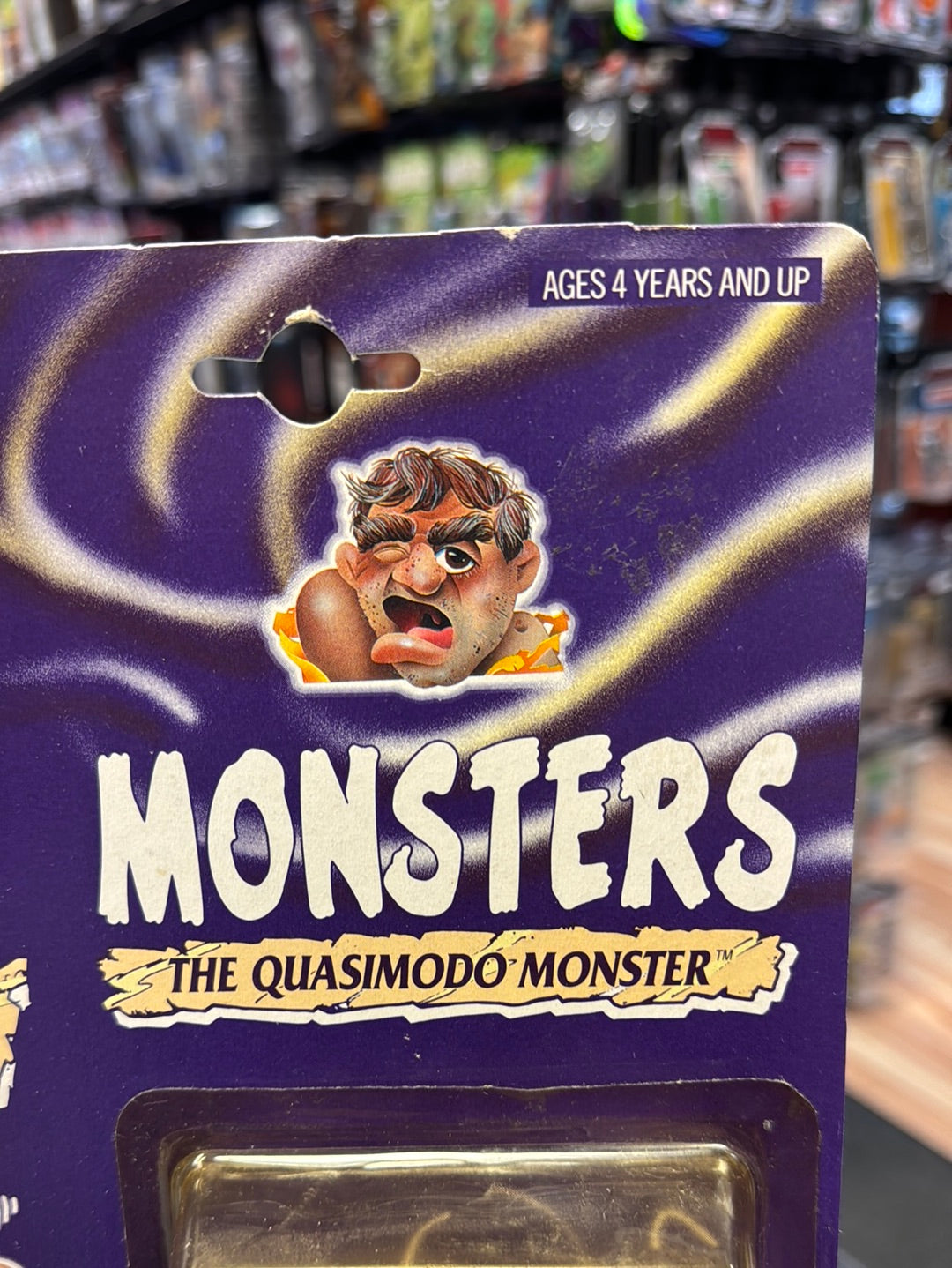 Quasimodo Monster 1400 (Vintage Ghostbusters, Kenner) SEALED product image 3, provided for visual reference and product