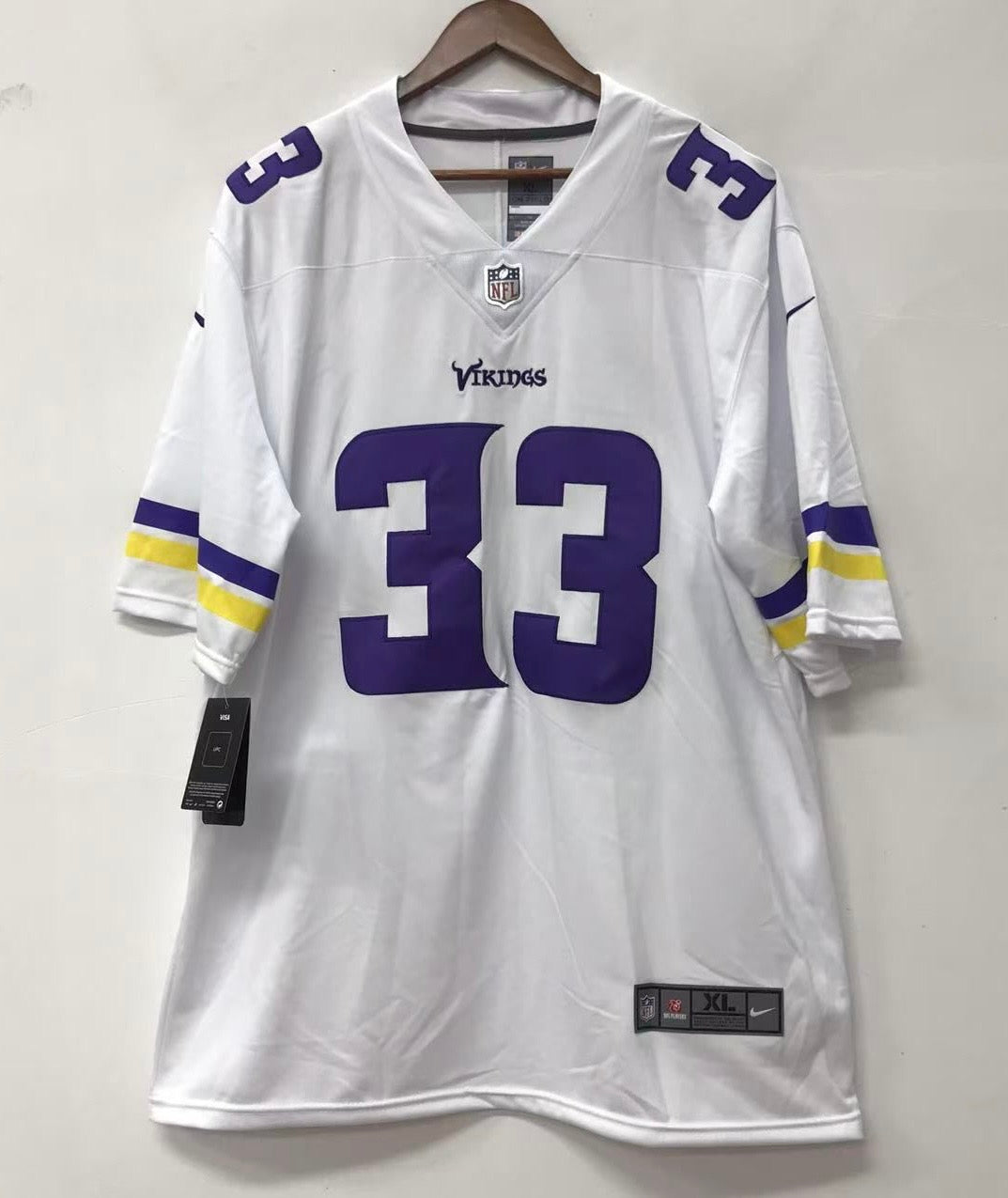 Aaron Jones Minnesota Vikings Official NFL Jersey Nike white product image 2