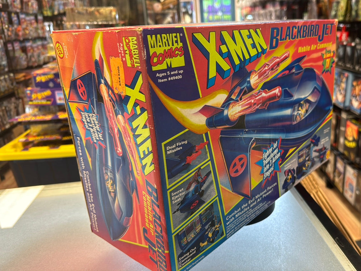 Blackbird Jet Mobile Air Command (Vintage Marvel X-Men, Toybiz) SEALED product image 8, provided for visual reference and