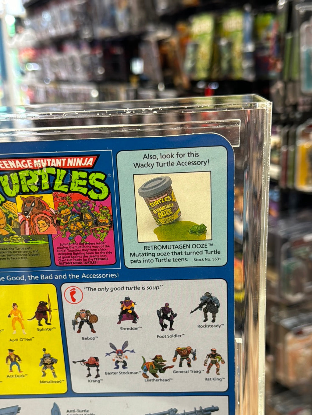 General Traag 20 Back (Vintage TMNT Ninja Turtles, Playmates) **CAS Graded 80** product image 11, provided for visual