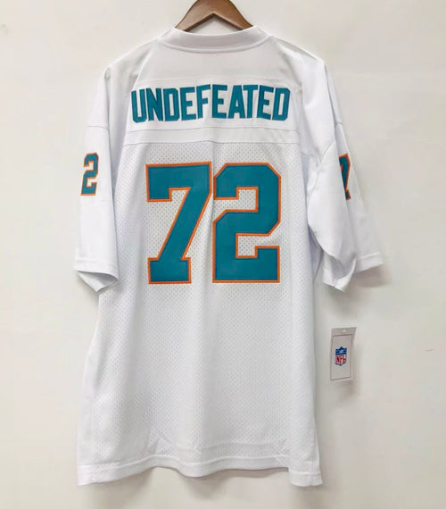 72 UNDEFEATED Miami Dolphins NFL Mitchell & Ness Jersey product image 1