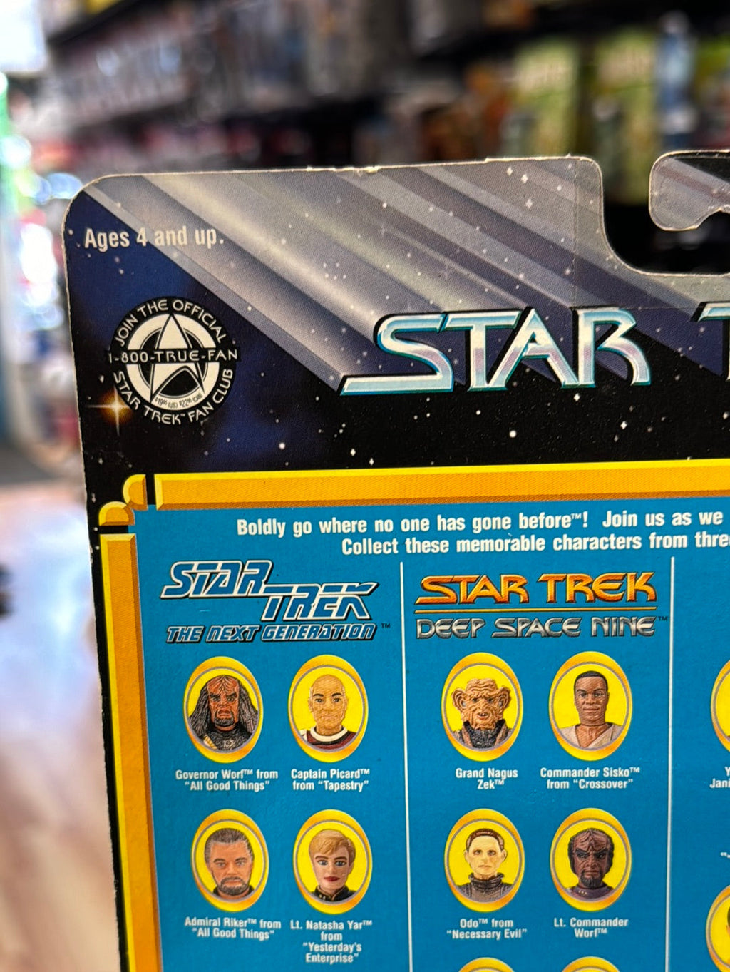 LT Reginald Barclay LE 3,000 (Vintage Star Trek, Playmates) SEALED product image 11, provided for visual reference and