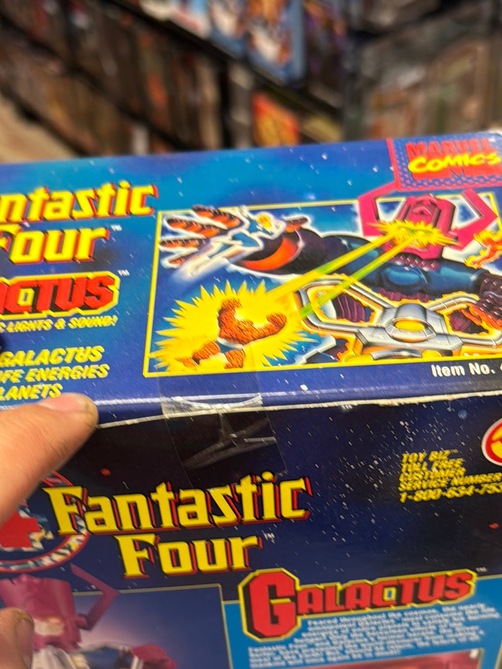 Electronic Lights & Sound Galactus (Vintage Marvel Fantastic Four, Toybiz) SEALED product image 12, provided for visual