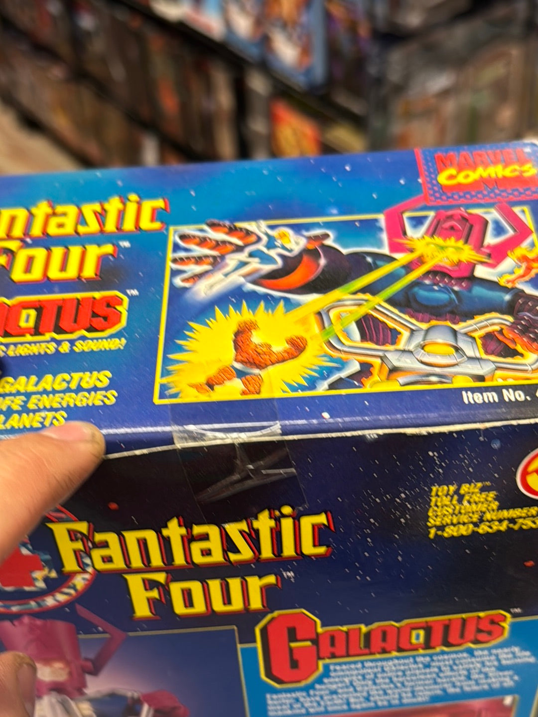 Electronic Lights & Sound Galactus (Vintage Marvel Fantastic Four, Toybiz) SEALED product image 12, provided for visual