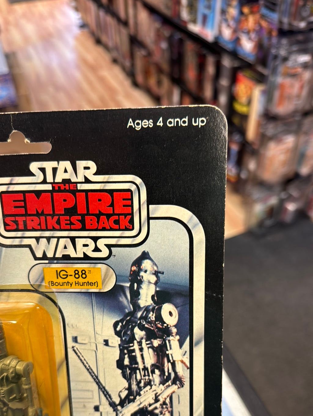 IG-88 Bounty Hunter ESB 31A 1713 (Vintage Star Wars, Kenner) SEALED product image 3, provided for visual reference and