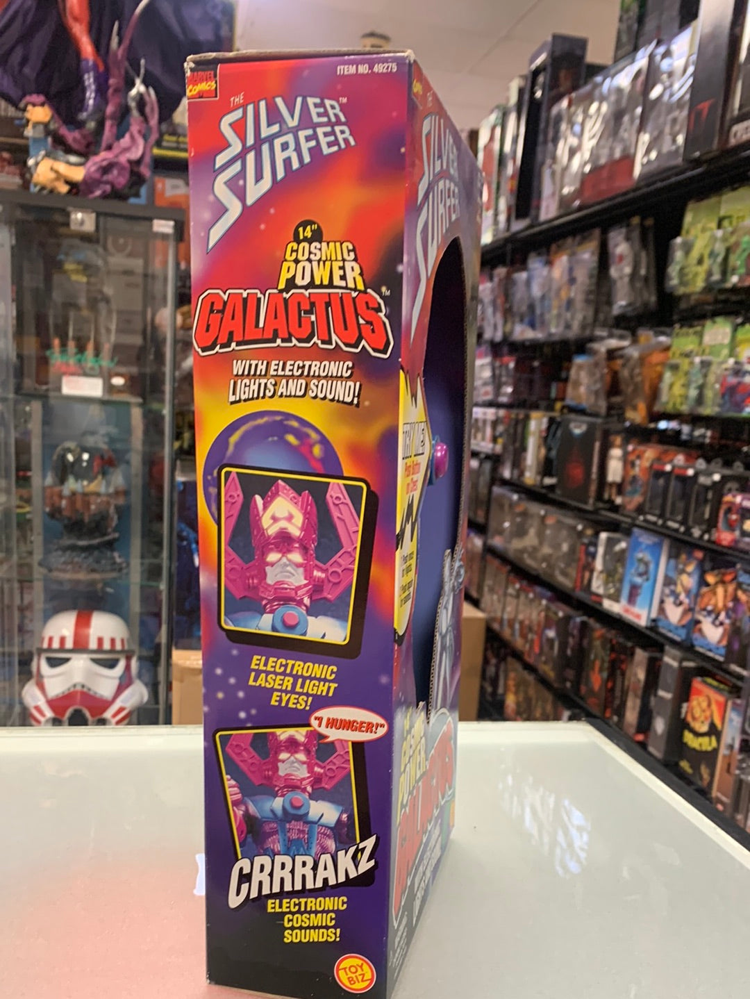 Cosmic power Galactus (Marvel Silver Surfer, ToyBiz) Sealed product image 3, provided for visual reference and product