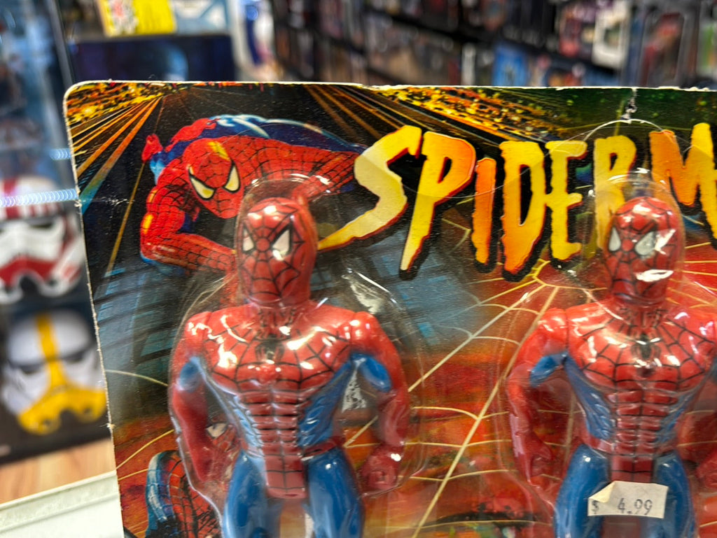 Spider-Man 3 Pack KO Knockoff (Marvel, Amazing Spiderman) Sealed product image 2, provided for visual reference and product