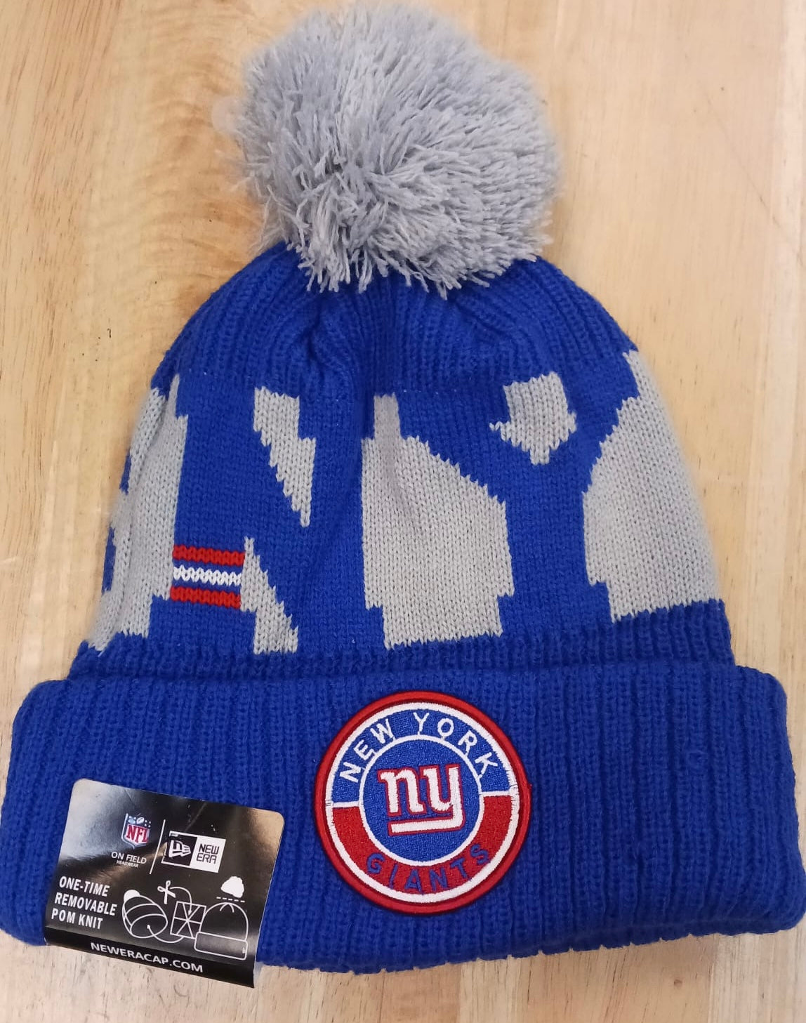 New York Giants NFL Era winter knit Hat with Pom product image 1