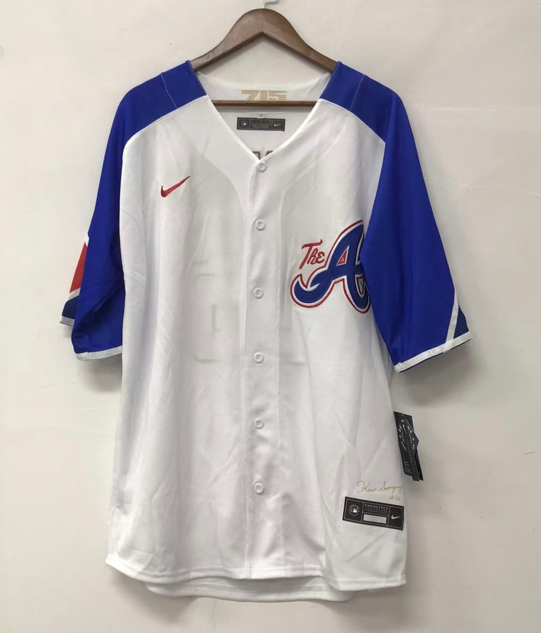 Travis d’Arnaud Atlanta Braves Jersey Nike City Connect product image 2
