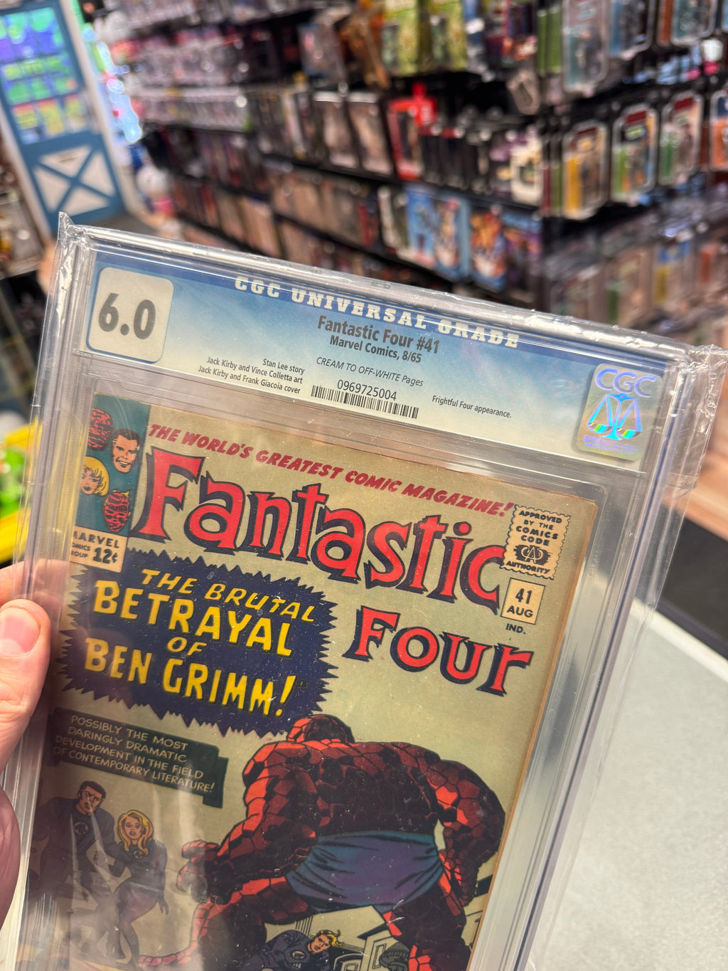 Fantastic Four #41 8/65 (Marvel Comics, CGC Graded 6.0) product image 10, provided for visual reference and product detail