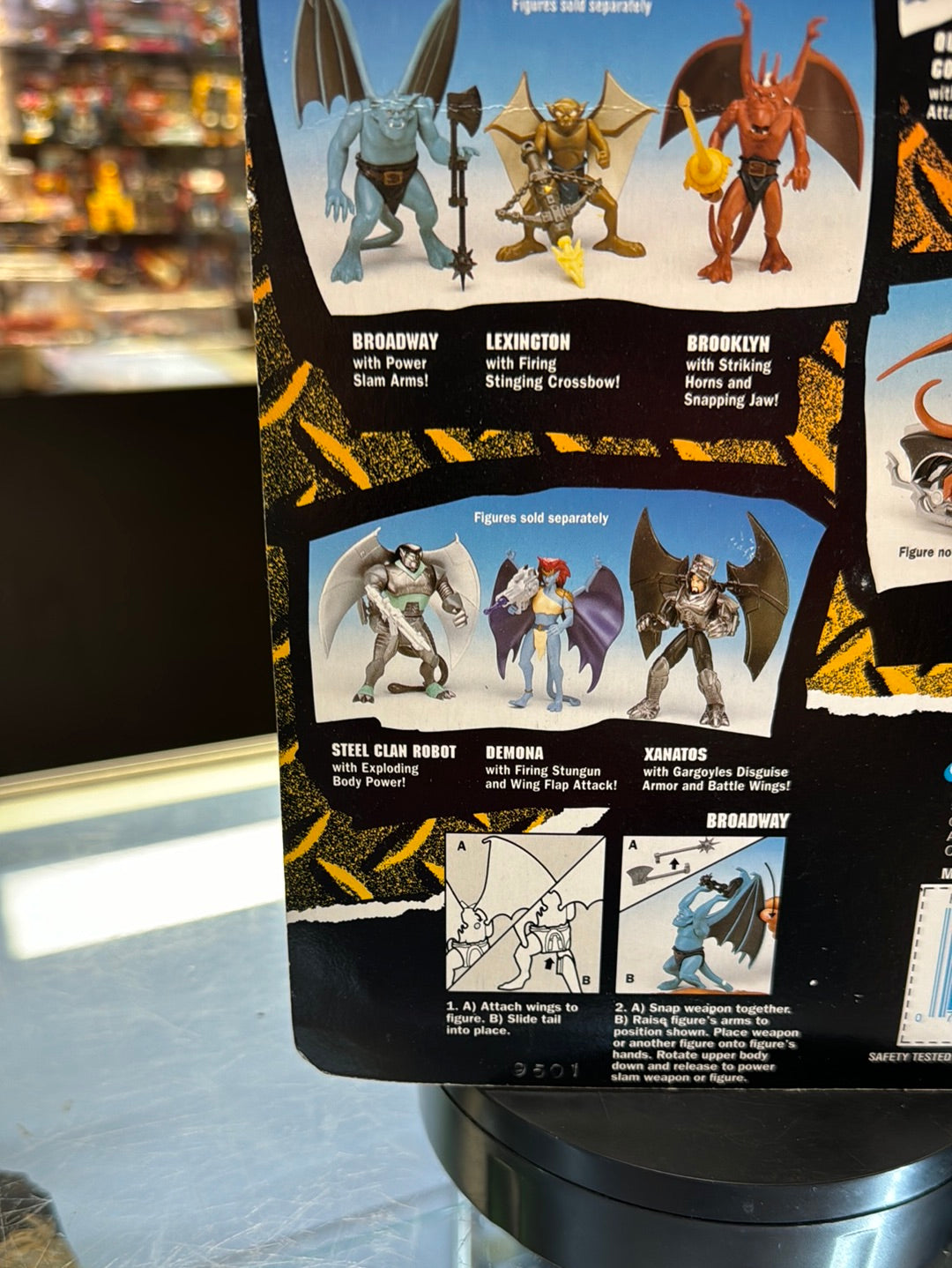 Broadway 0550 (Vintage Gargoyles, Playmates) SEALED product image 10, provided for visual reference and product detail review