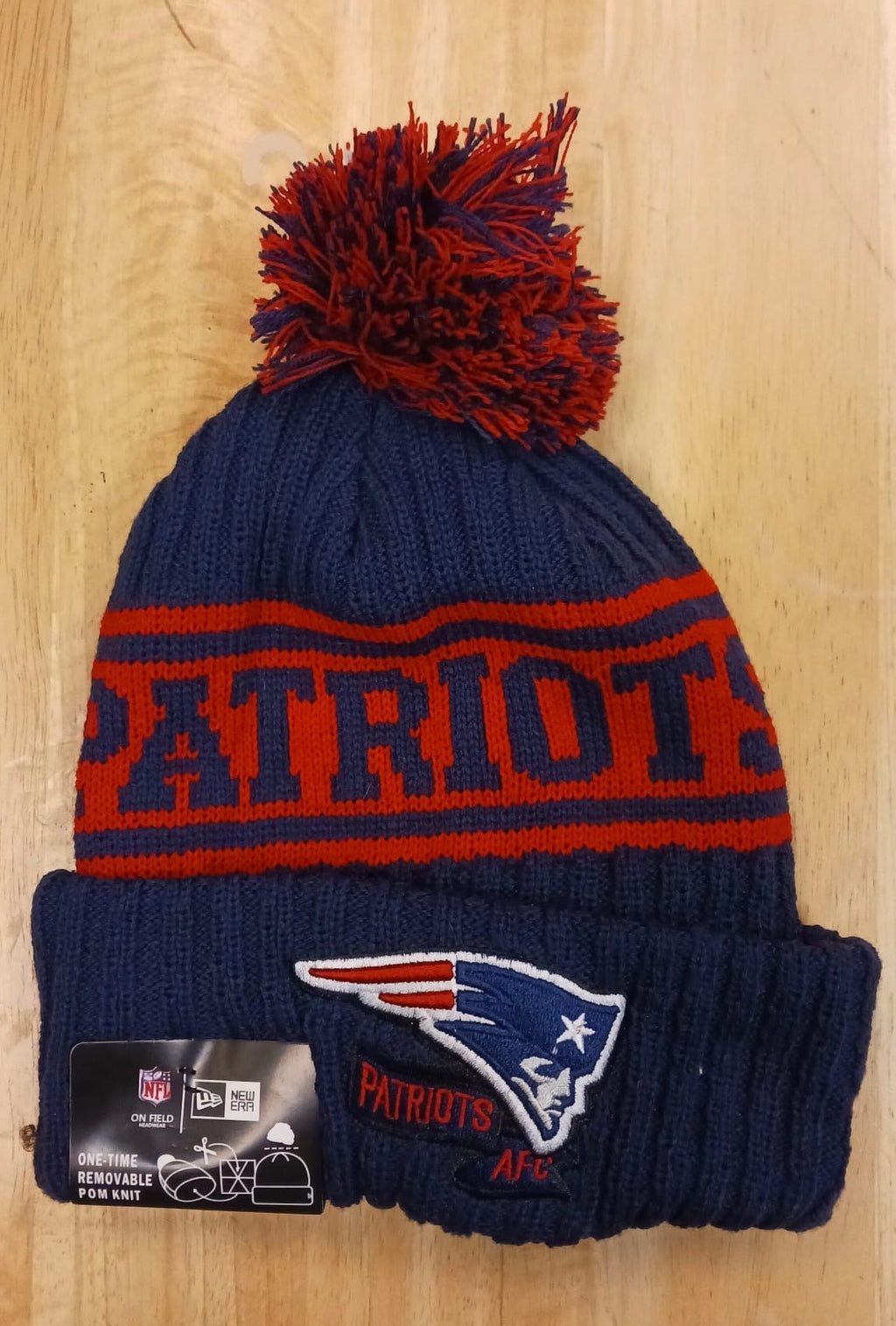 New England Patriots NFL Era winter knit Hat with Pom product image 1