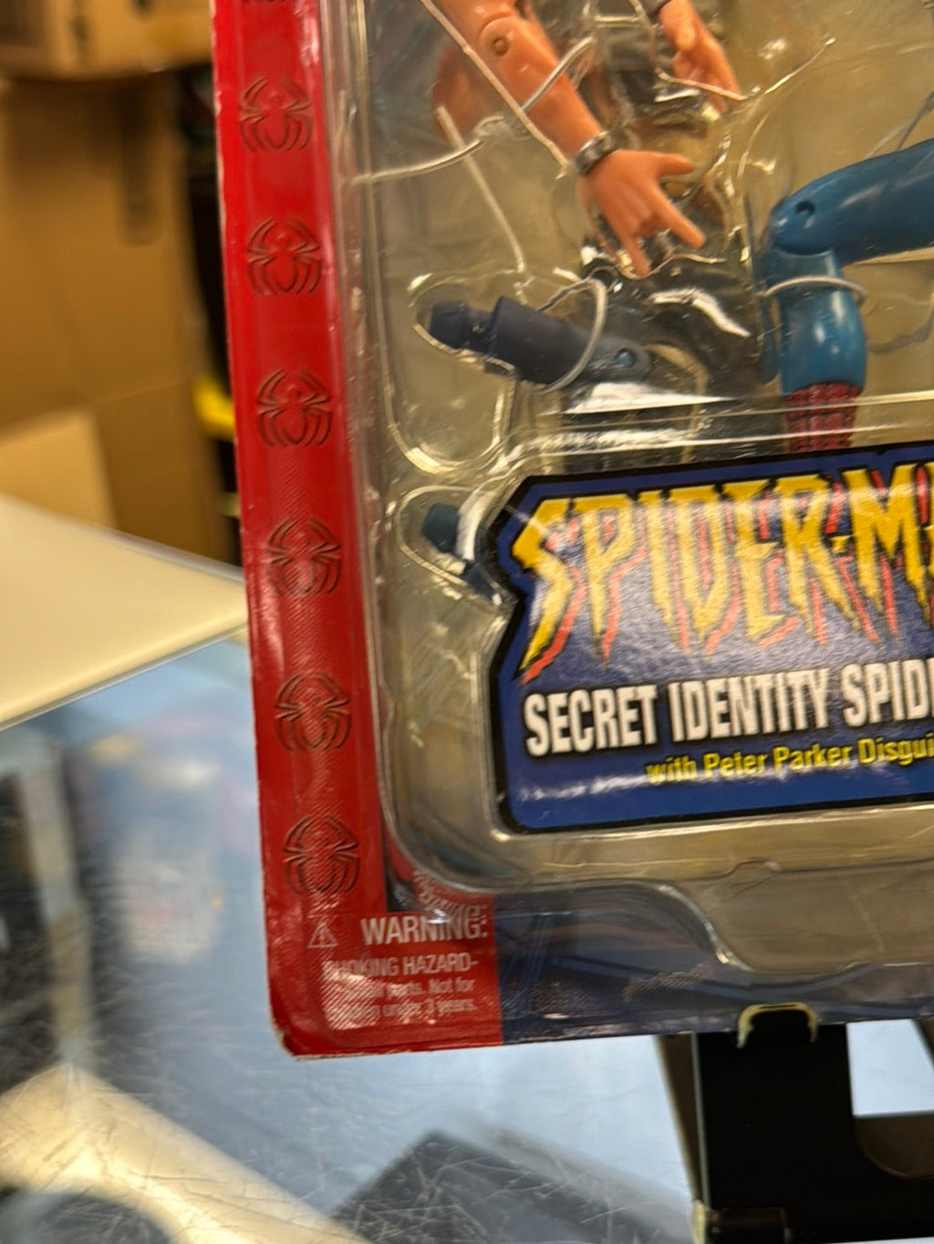Secret Identity Spider-Man (Vintage Amazing Spider-Man, Toybiz) Sealed product image 7, provided for visual reference and