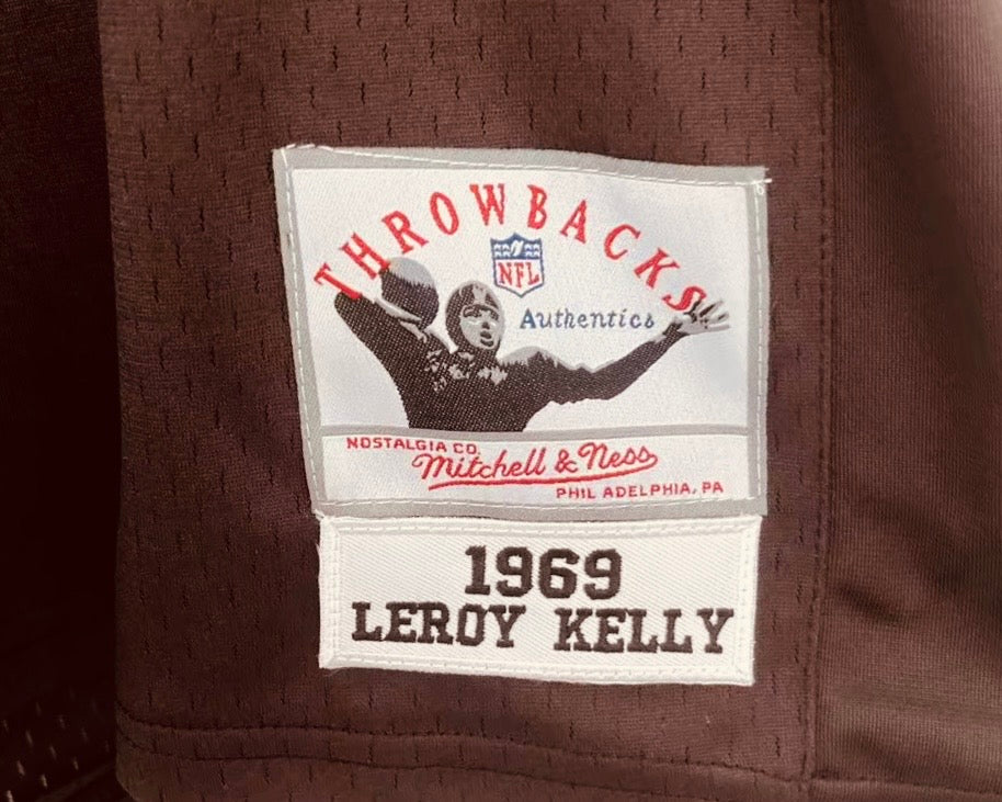 Leroy Kelly 1969 Cleveland Browns Official NFL Mitchell & product image 3