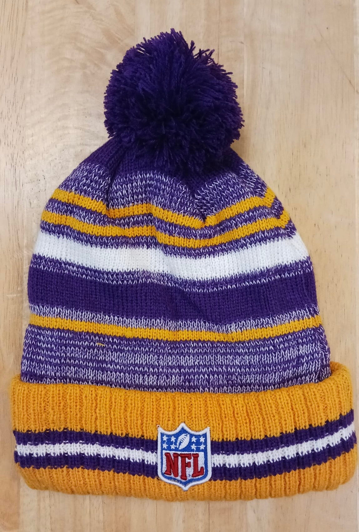 Minnesota Vikings Official NFL New Era winter Knit Hat with product image 2