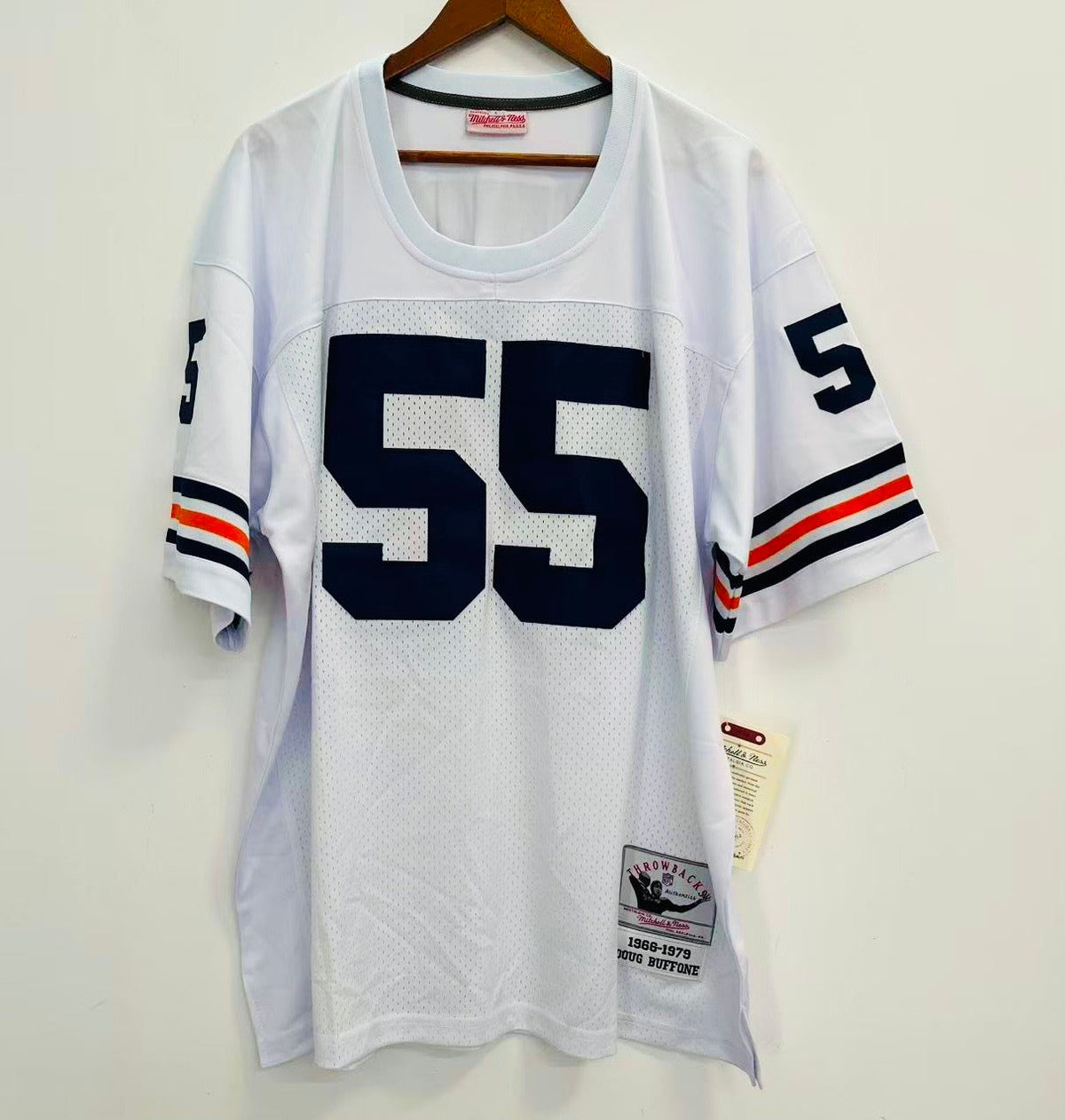 Doug Buffone Chicago Bears NFL Mitchell & Ness Jersey white product image 6