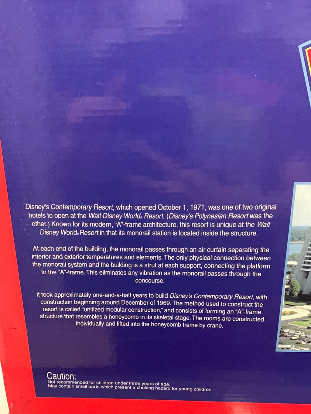 Contemporary Resort Monorail Toy Accessory (Mickey Mouse, Walt Disney World) Sealed product image 4, provided for visual