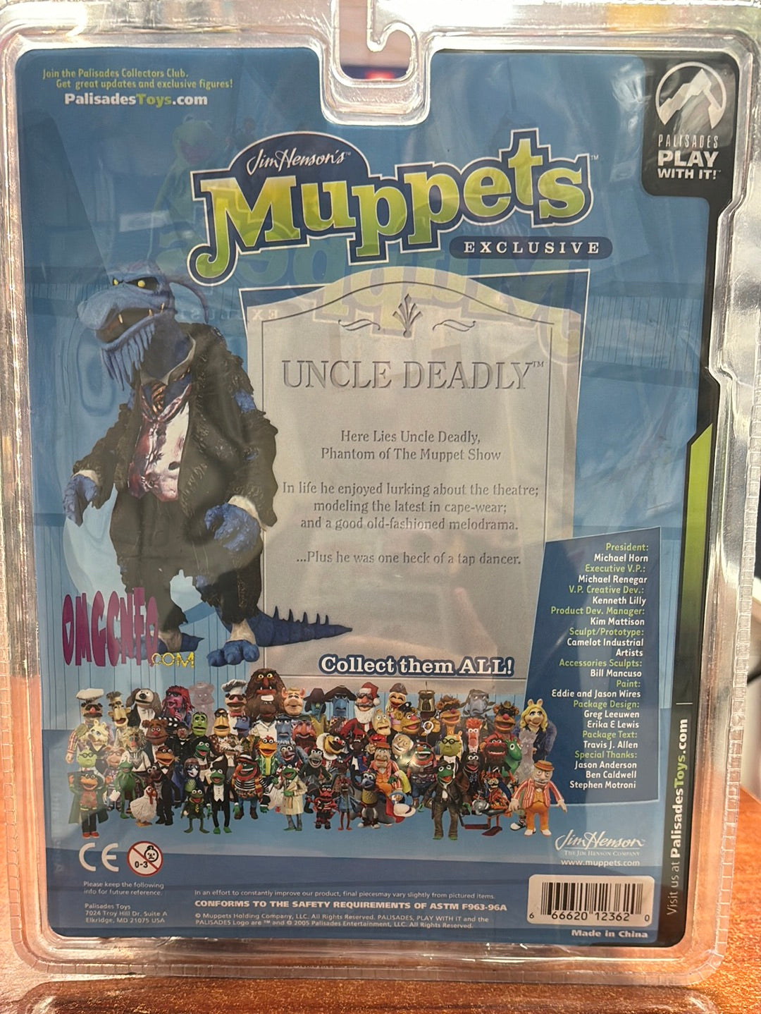 Uncle Deadly 1160 (Vintage Muppets Show, Palisades)SEALED product image 3, provided for visual reference and product detail