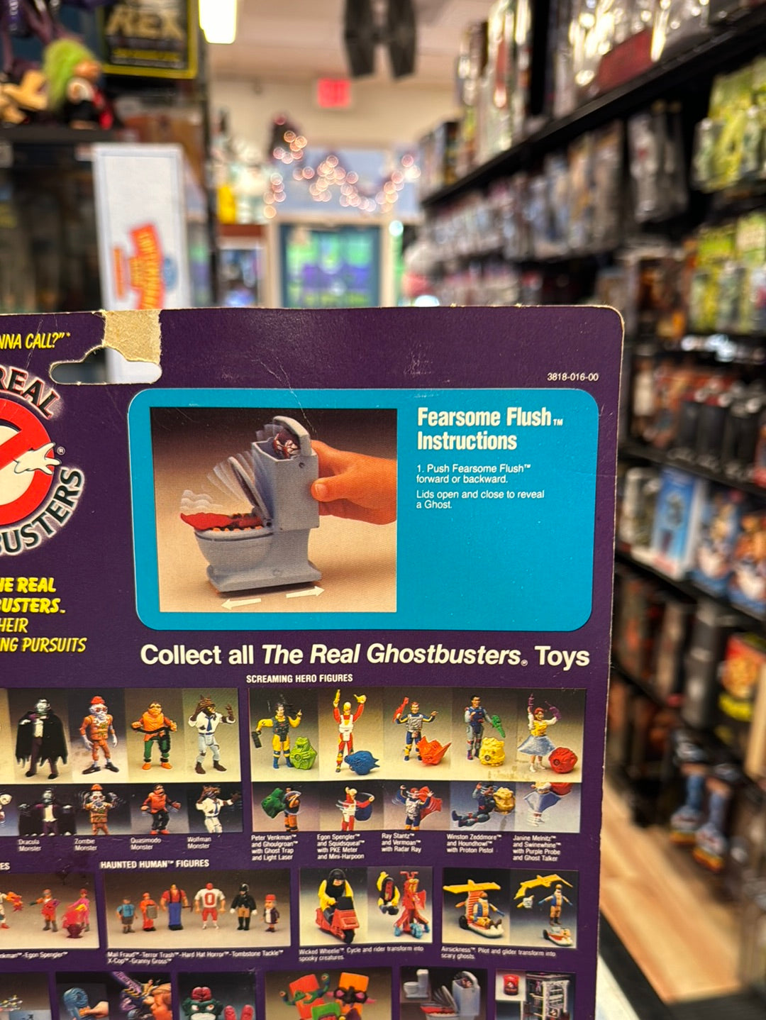Fearsome Flush 1691 (Vintage Ghostbusters, Kenner) SEALED product image 10, provided for visual reference and product detail