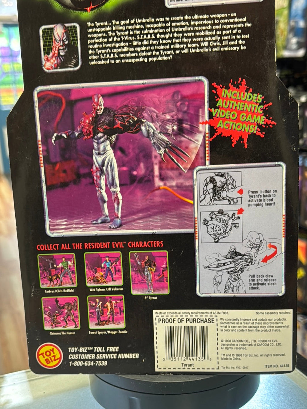Tyrant (Vintage Resident Evil, Toybiz) Sealed product image 13, provided for visual reference and product detail review