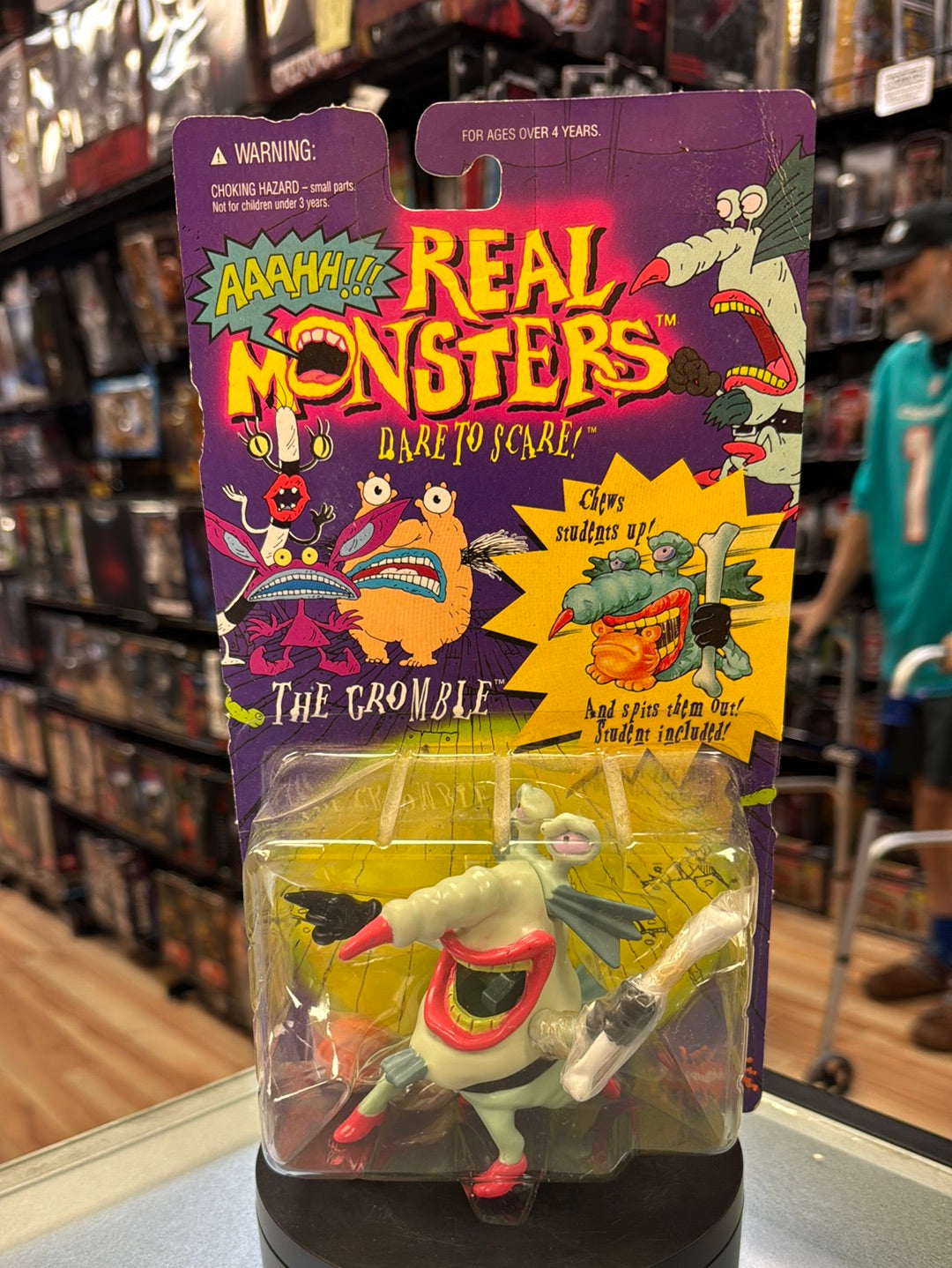 Gromble (Vintage Nickelodeon Real Monsters, Mattel) Sealed product image 1, provided for visual reference and product detail