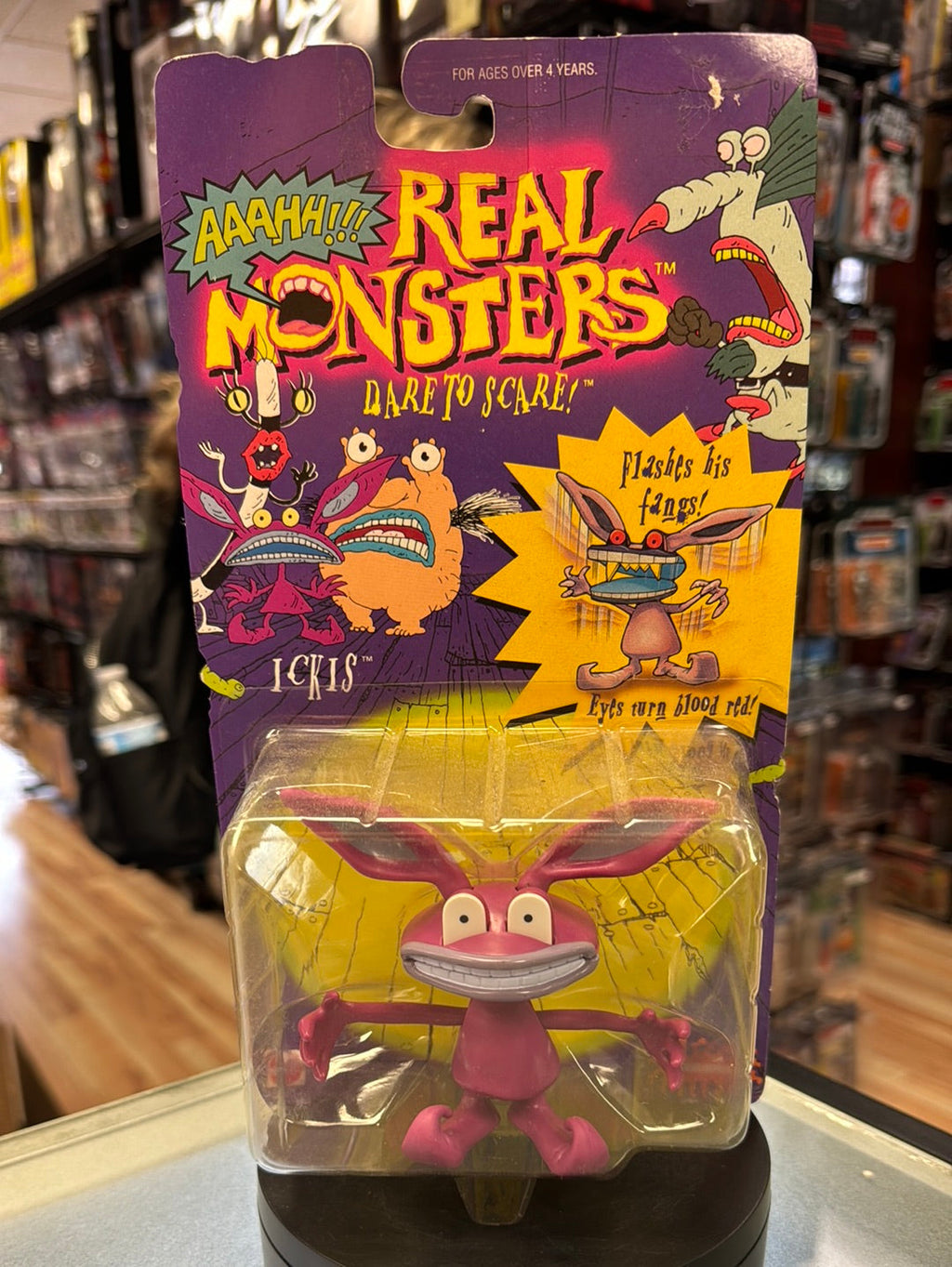 Ickis (Vintage Aahh Real Monsters, Mattel) Sealed product image 1, provided for visual reference and product detail review