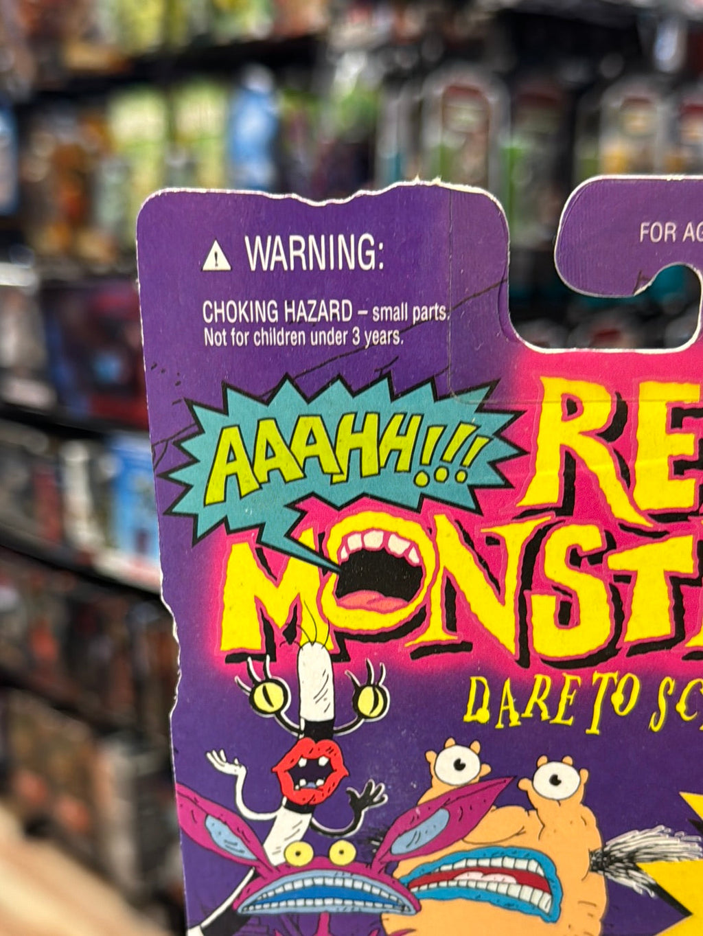 Gromble (Vintage Nickelodeon Real Monsters, Mattel) Sealed product image 7, provided for visual reference and product detail