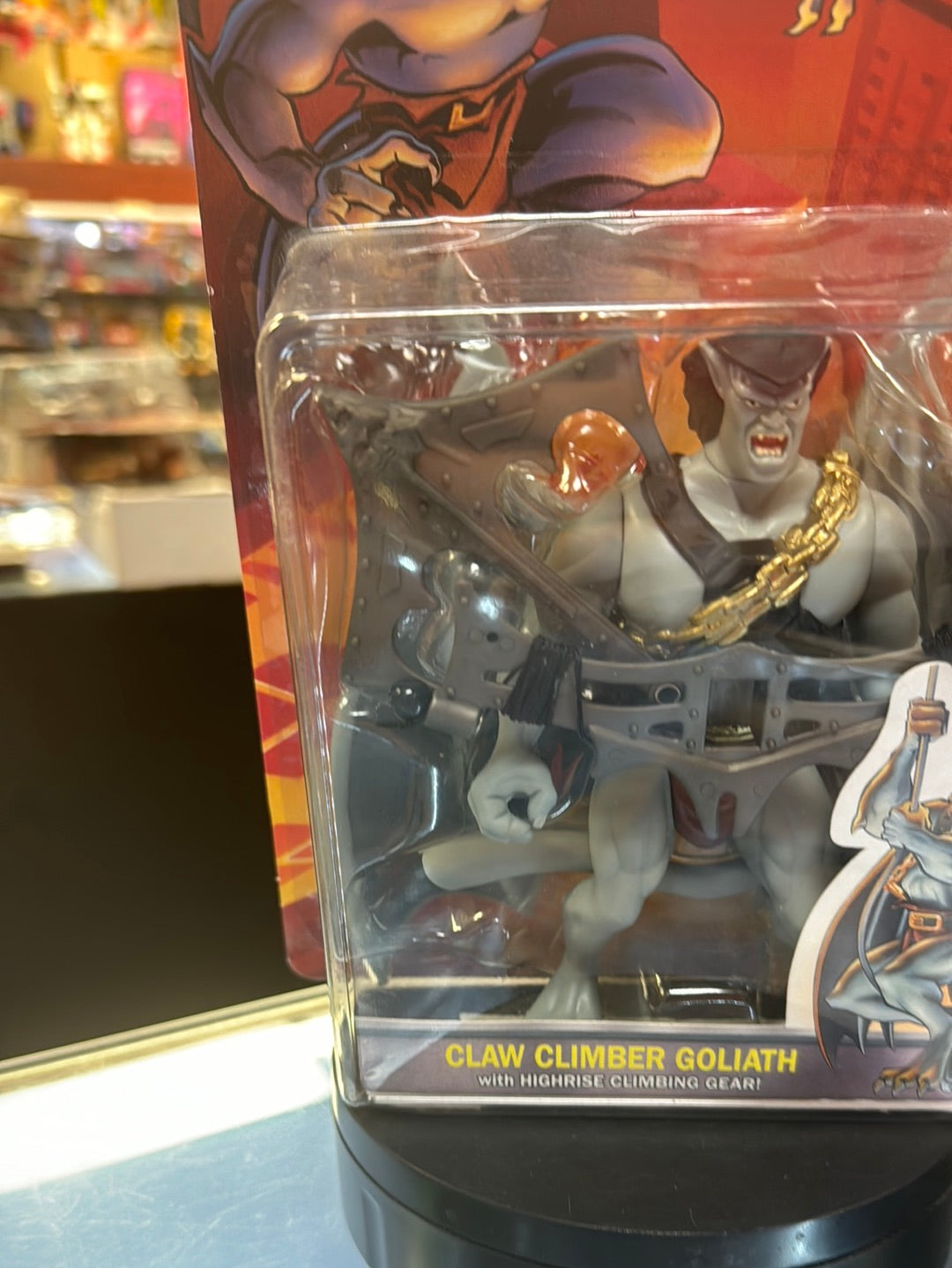 Claw Climber Goliath 0564 (Vintage Gargoyles, Playmates) SEALED product image 6, provided for visual reference and product
