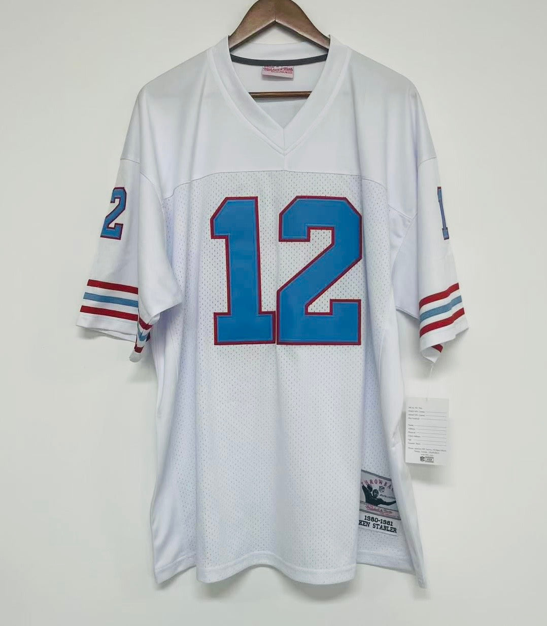 Ken Stabler Houston Oilers NFL Mitchell & Ness Jersey product image 2