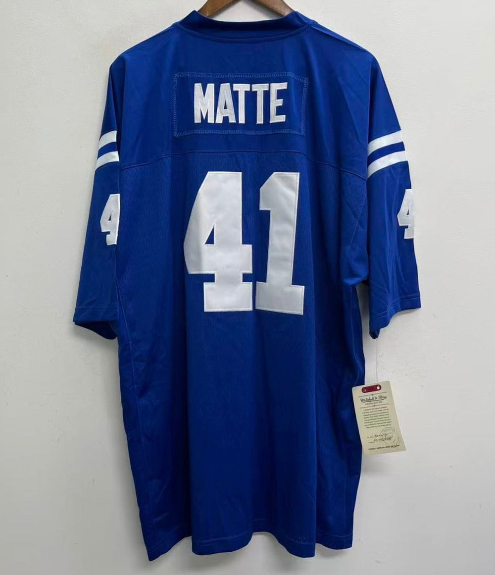 Tom Matte Baltimore Colts NFL Mitchell & Ness Jersey