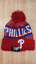 Philadelphia Phillies MLB New Era winter knit Hat with Pom product image 1