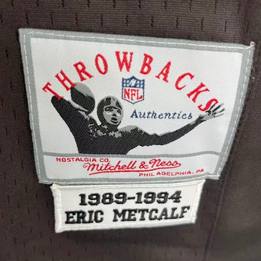 Eric Metcalf Cleveland Browns Official NFL Mitchell & Ness product image 3