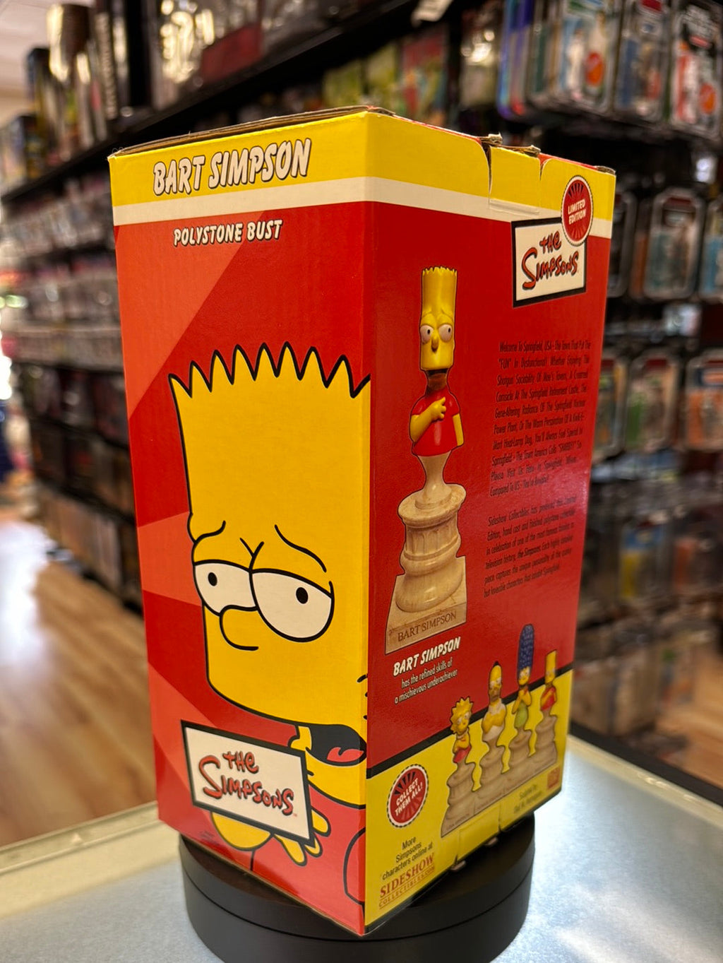 Bart Simpson Polystone Bust (Vintage Sideshow, The Simpson) NEW OPEN BOX product image 7, provided for visual reference and