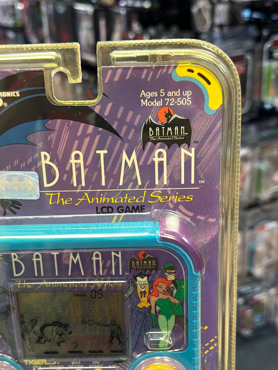Electronic Animated Series Batman (Vintage Hand Held Game, Tiger) SEALED product image 3, provided for visual reference and
