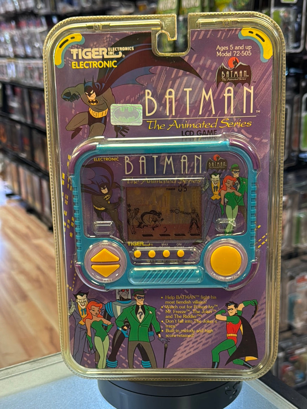 Electronic Animated Series Batman (Vintage Hand Held Game, Tiger) SEALED