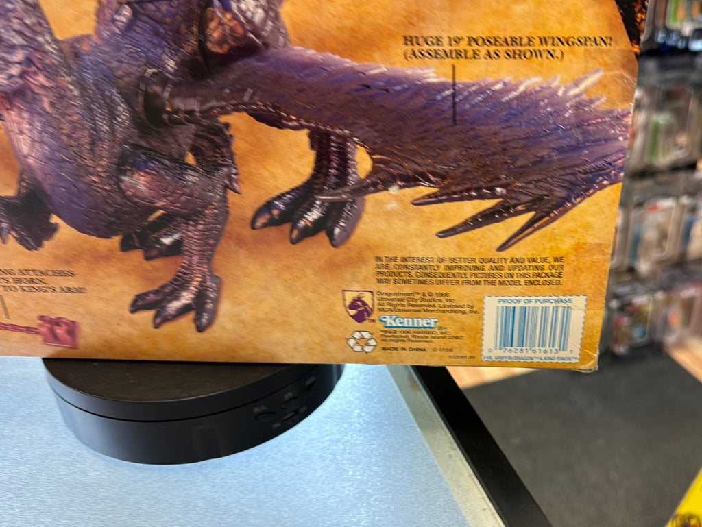 Evil Griffin Dragon with King Einon (Vintage Dragon Heart, Kenner) SEALED product image 15, provided for visual reference