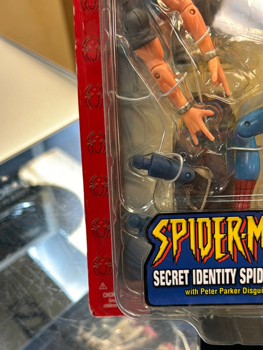 Secret Identity Spider-Man (Vintage Amazing Spider-Man, Toybiz) Sealed product image 6, provided for visual reference and