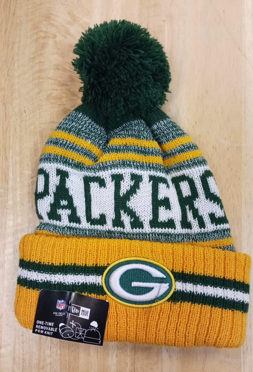 Green Bay Packers NFL New Era winter knit Hat with Pom product image 1