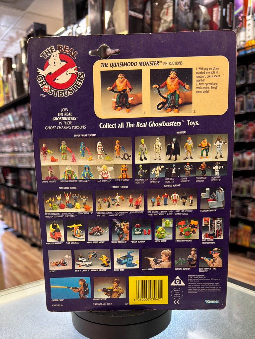 Quasimodo Monster 1400 (Vintage Ghostbusters, Kenner) SEALED product image 6, provided for visual reference and product