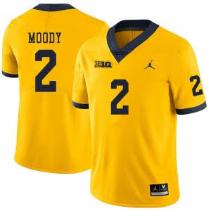 Jake Moody Michigan Wolverines Official NCAA Jersey #2