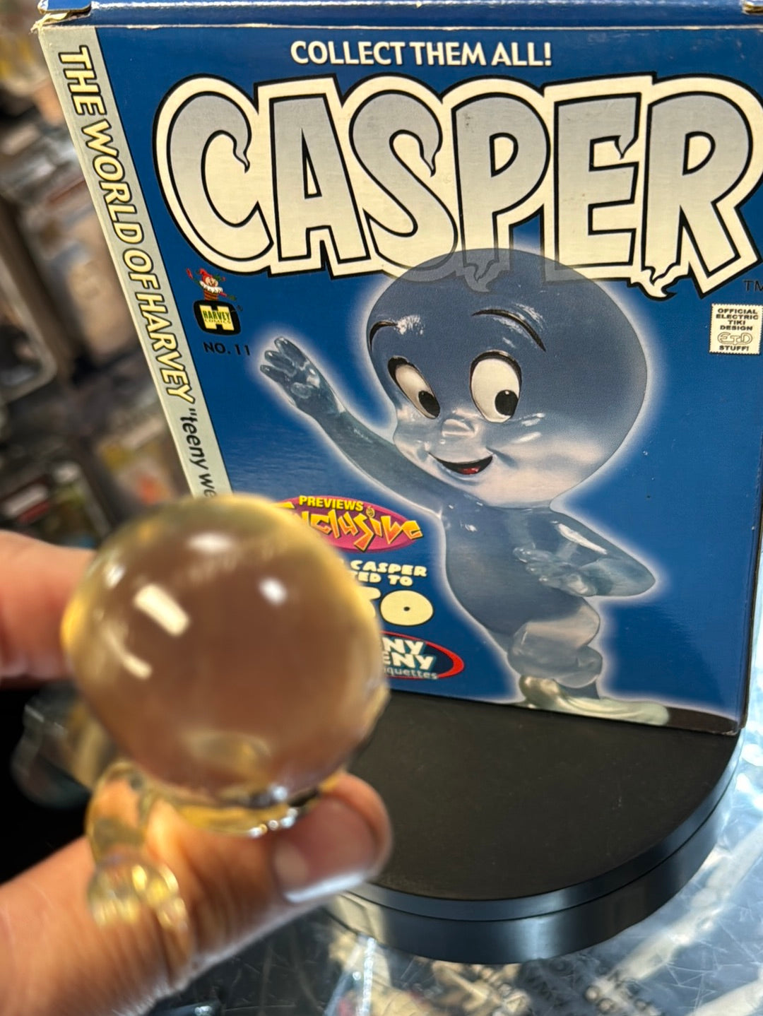 Clear Casper MIni Marquette 242/250 (World of Harvey, Casper Teeny Weeny) Open Box product image 6, provided for visual