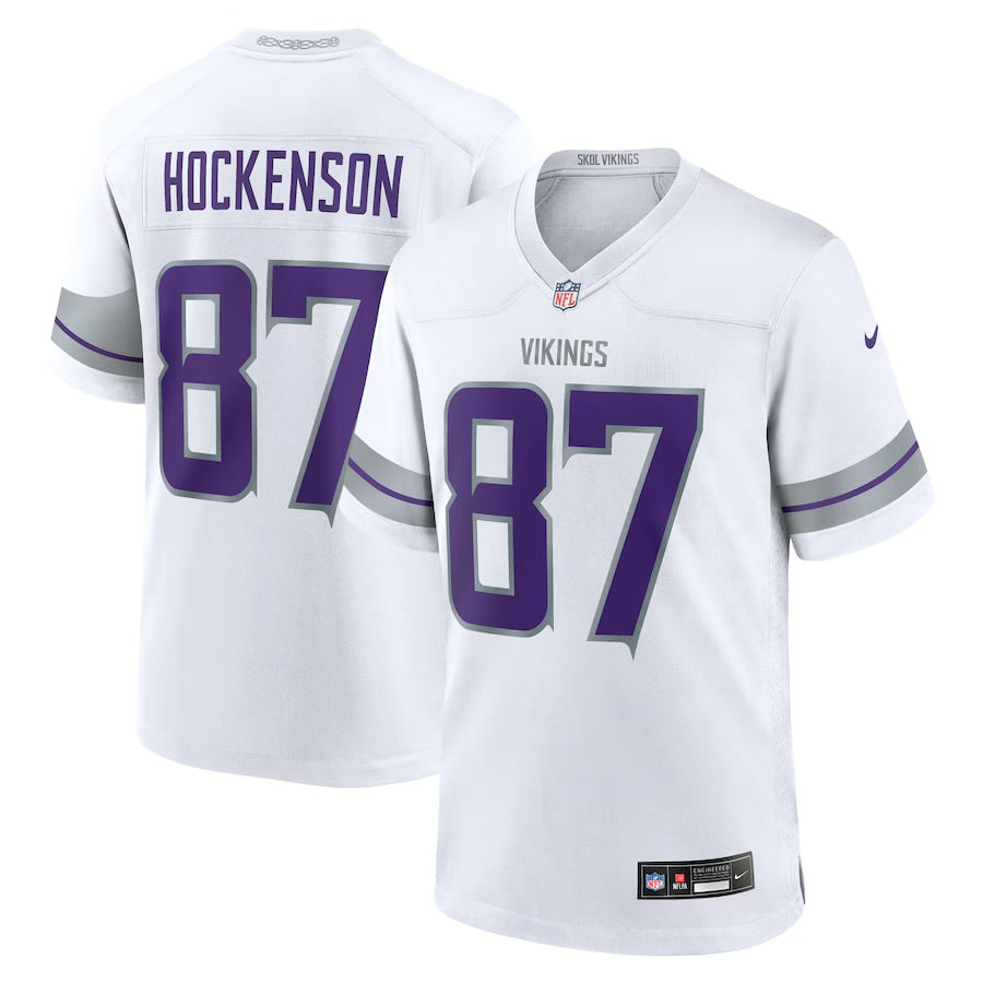 T.J. Hockenson Minnesota Vikings Official NFL Nike jersey product image 1