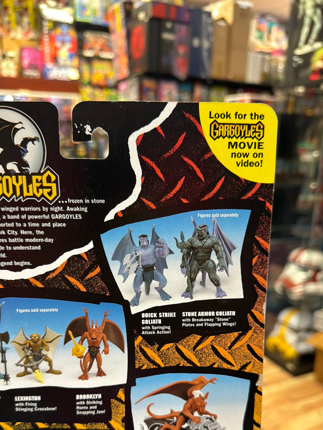 Broadway 0550 (Vintage Gargoyles, Playmates) SEALED product image 8, provided for visual reference and product detail review