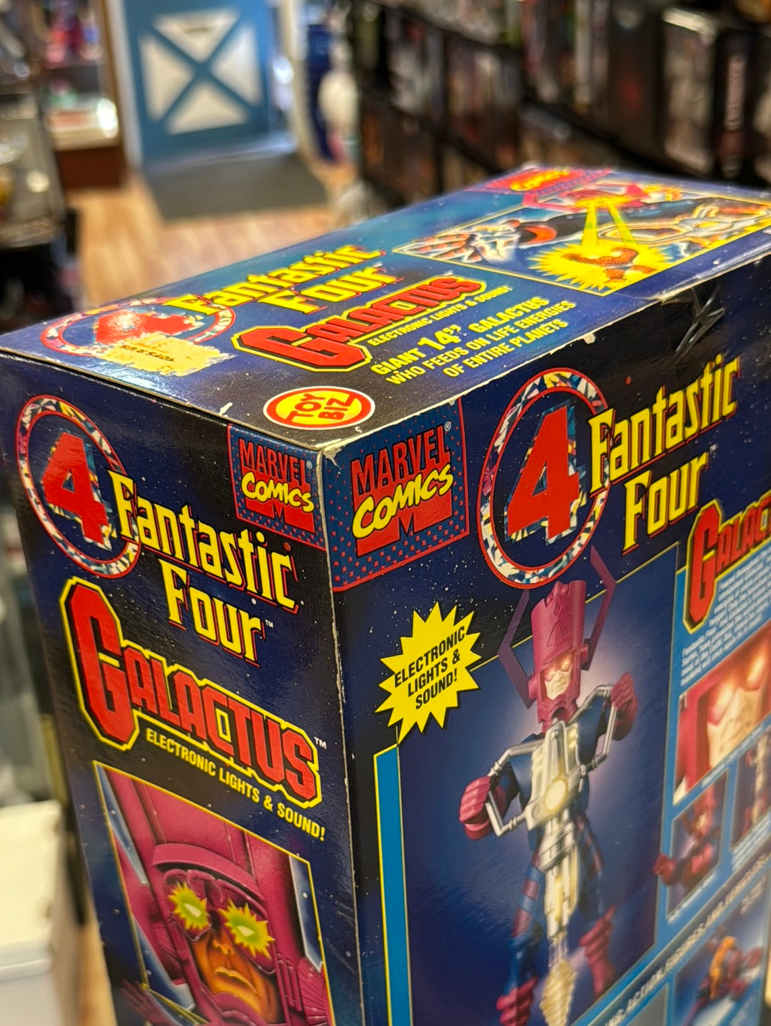 Electronic Lights & Sound Galactus (Vintage Marvel Fantastic Four, Toybiz) SEALED product image 8, provided for visual