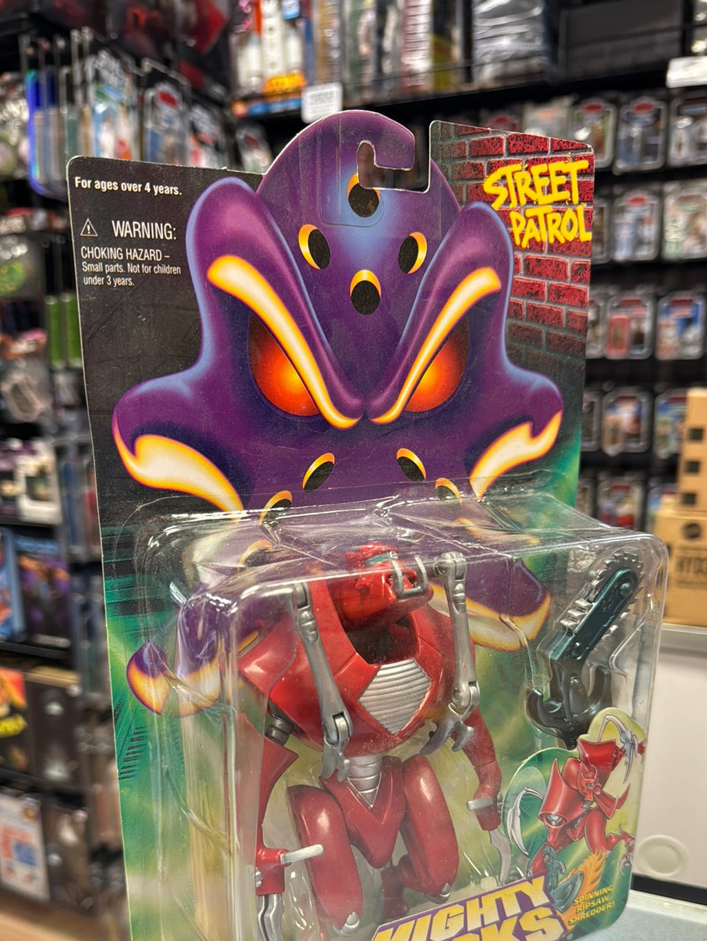 Evil Hunter Drone 1249 (Vintage Mighty Ducks, Mattel) SEALED product image 2, provided for visual reference and product