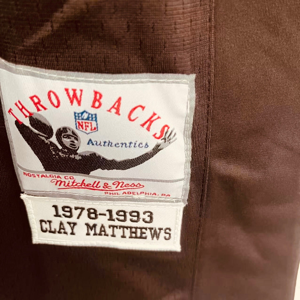 Clay Matthews Cleveland Browns Official NFL Mitchell & Ness product image 3