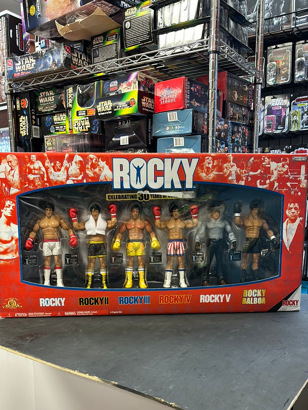 Rocky 30th Celebrations 6-Pack (Rocky, Jakks Pacific) SEALED